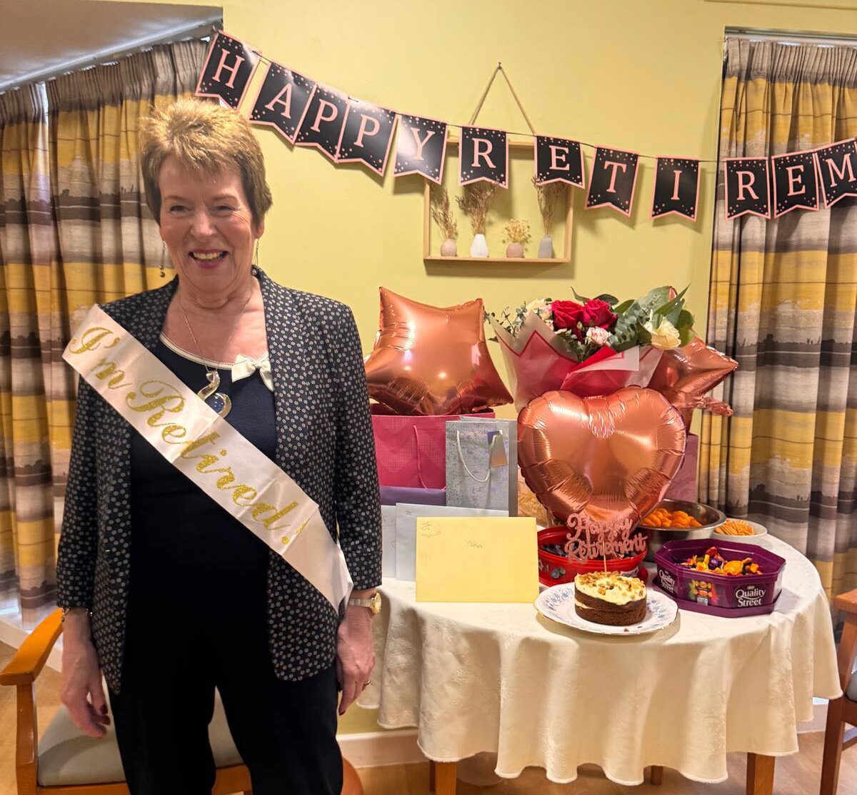 helen is retiring after 21 years at gilmerton