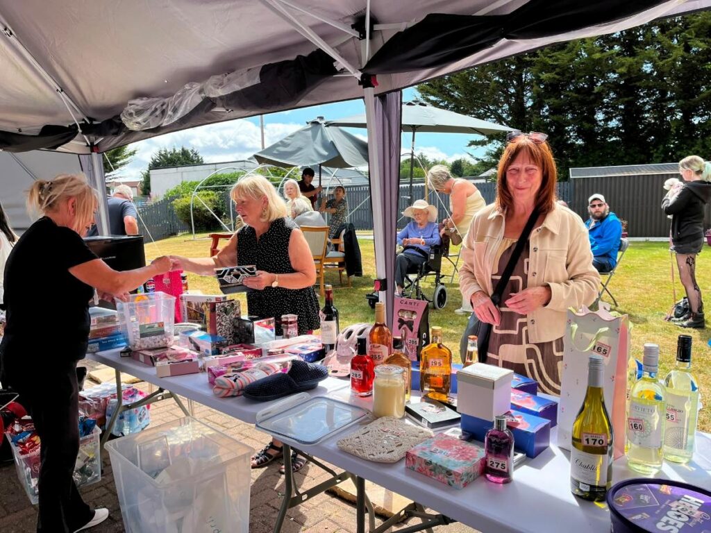 guests at summer fete