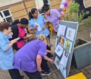 carers playing games for Glad to Care Week